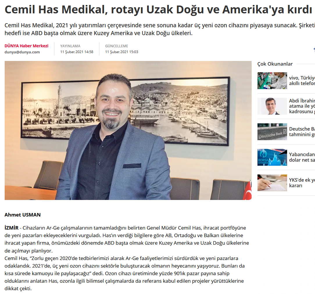 Gazete haberi: dünya